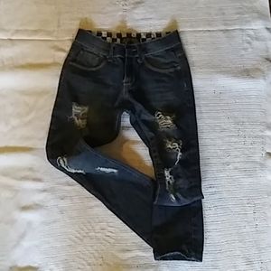 💲2for13💲Boys distressed black jeans
